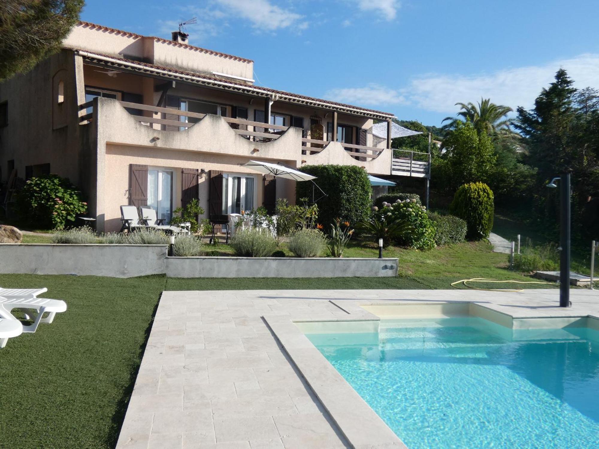 Corsicadream Arone Superbe Appartement Dans Villa, Vue Panoramique Mer, Piscine, Proche Porticcio Pietrosella Екстер'єр фото