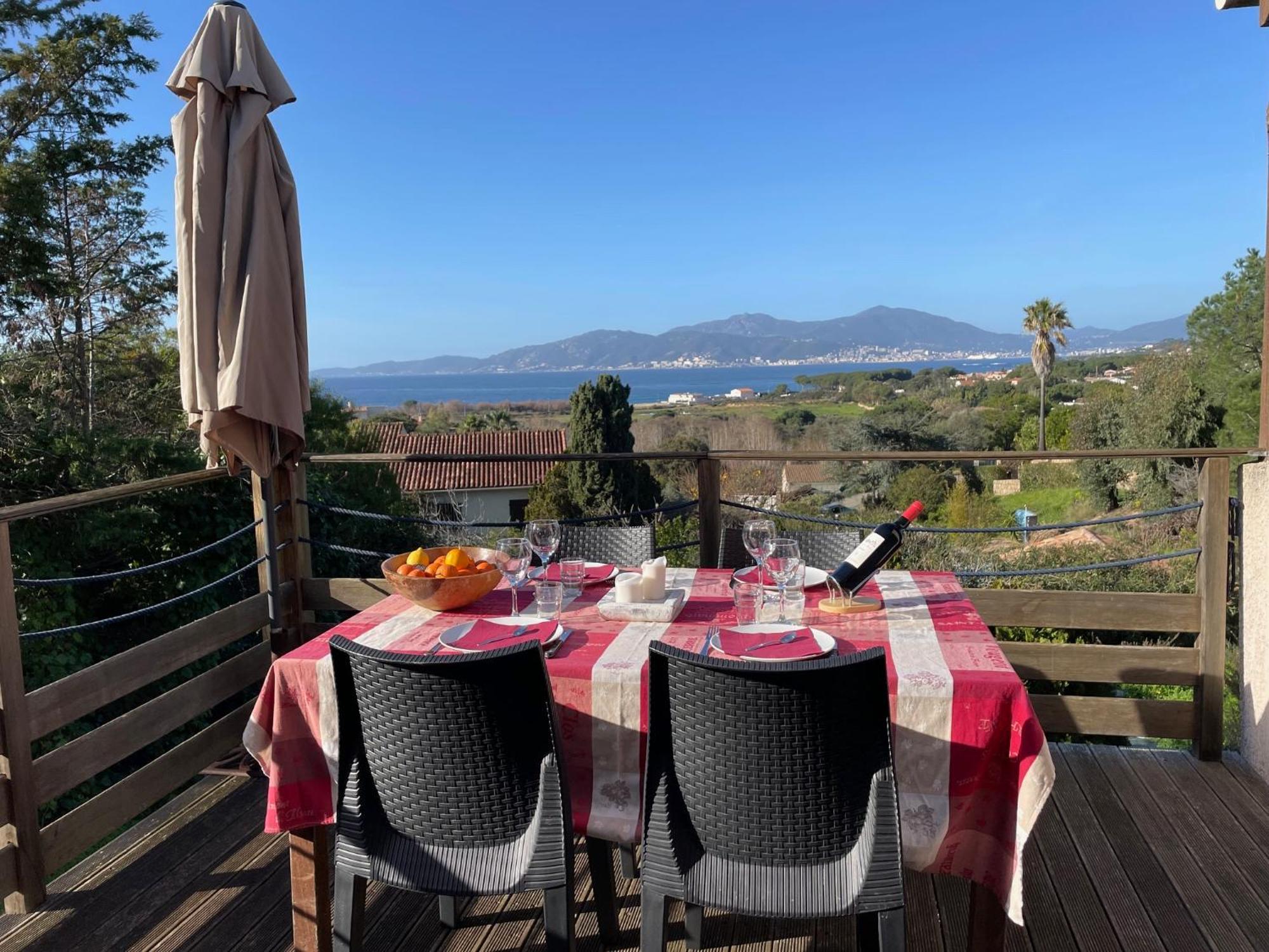 Corsicadream Arone Superbe Appartement Dans Villa, Vue Panoramique Mer, Piscine, Proche Porticcio Pietrosella Екстер'єр фото